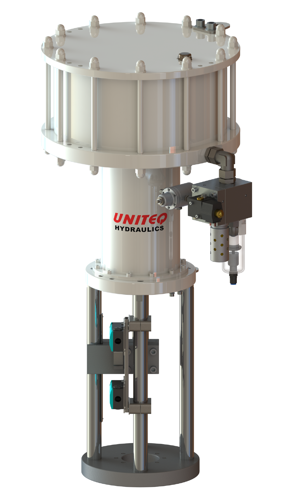 Pneumatic valve actuators products, Uniteq Hydraulics